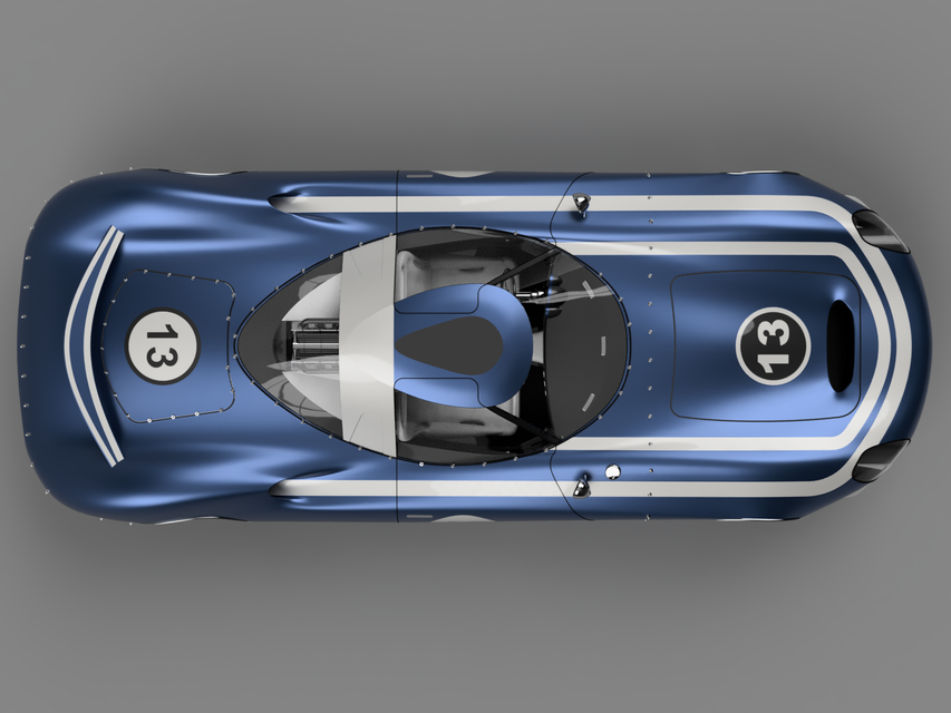 Ecurie Ecosse LM69 (Re-imagined Jaguar XJ13) | 3D CAD Model