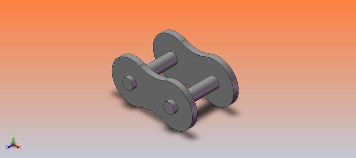 #40 ROLLER CHAIN OUTER LINK