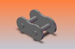 #40 ROLLER CHAIN OUTER LINK