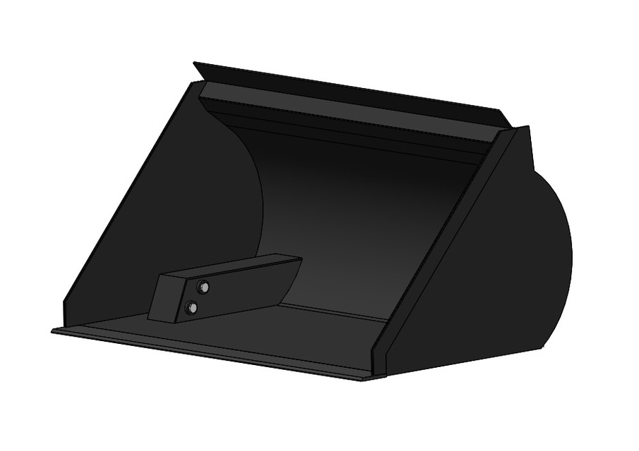 High Dump Bucket (or HighTip Bucket) 3D CAD Model Library GrabCAD