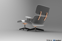 iDSA Modern Eames Lounge Chair