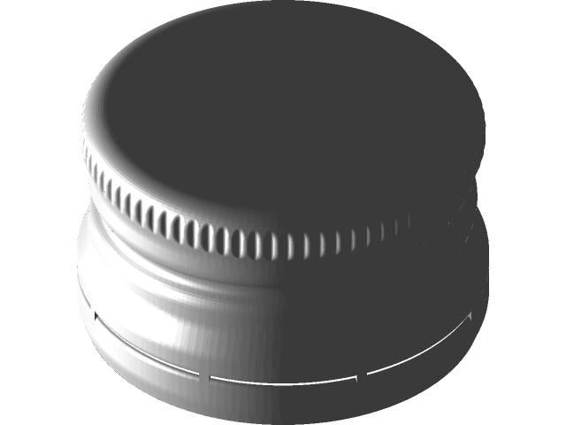 bottle cap screw | 3D CAD Model Library | GrabCAD