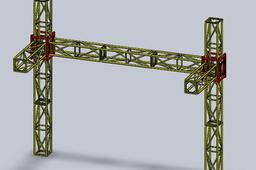stage truss Telescopic (400 x 400 x 1500 mm)