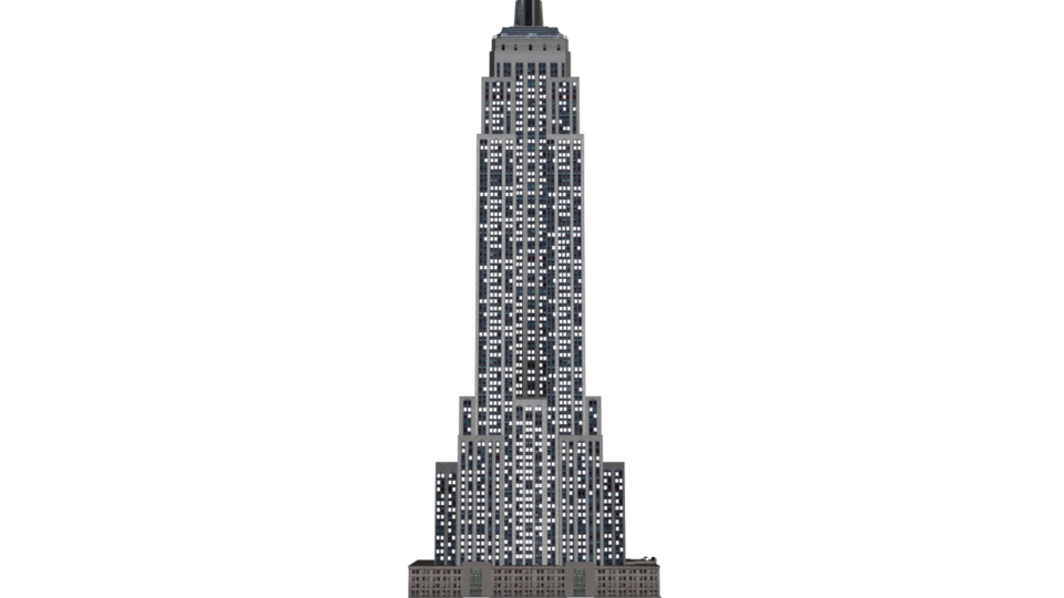 Empire State Building 3d Cad Model Library Grabcad