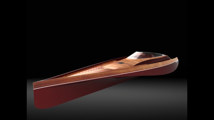 speedboat desk model