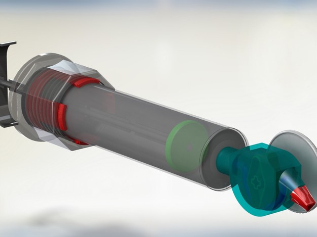 Adhesive applicator of low viscosity