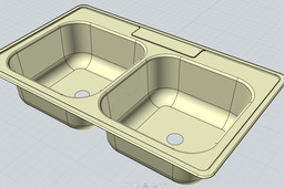 Common Stainless Double Sink