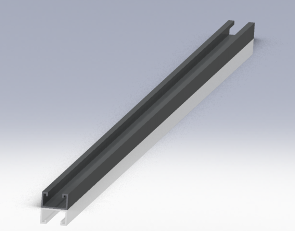 1.25" X 0.75" X 14 gage Channel