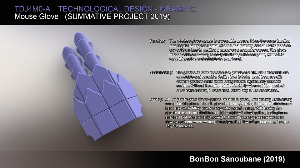 Wireless Mouse Glove 3D CAD Model Library GrabCAD