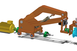 Pick and Place Robot for painting Valves