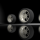 Set of interchangeable wheels for 500g Challenge