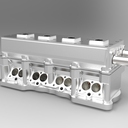 Complete race cylinder head