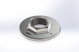 Flange de 2" roscavel de aço.