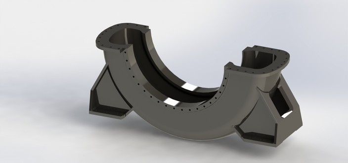 Pump housing, lower part