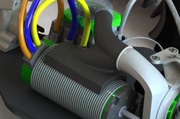 Duct for motor and ESC cooling
