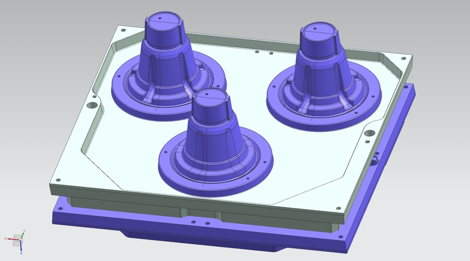 Gravity Casting Mould 3D CAD Model Library GrabCAD