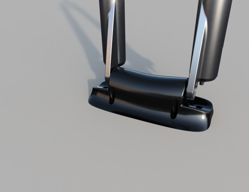 Bike Fork Mount 3D CAD Model Library GrabCAD