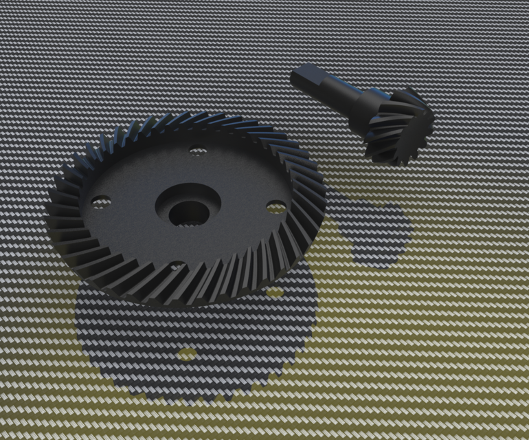 RC Buggy Spiral Bevel Gear.