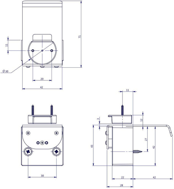 RV Labs Pull Latch (42mm) 3D CAD Model Library GrabCAD