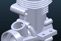 Body of Mini Engine for Model Airplane