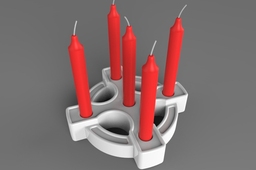 celtic cross candle holder