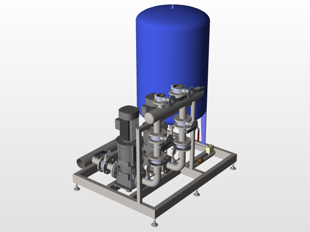 TRANSFER PUMP WITH PRESSURE TANK