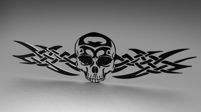 Tribal Skull