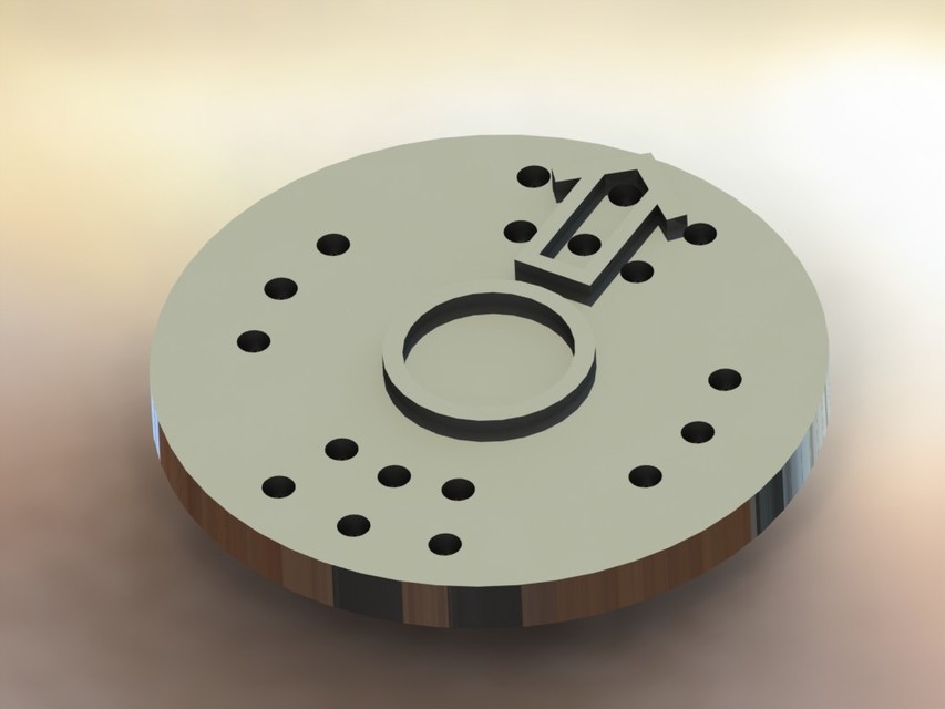 Servo Horn 3D CAD Model Library GrabCAD