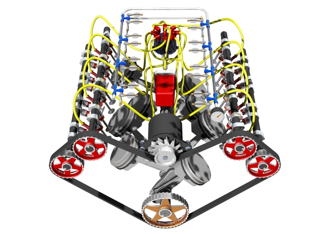 32 valve V8 engine