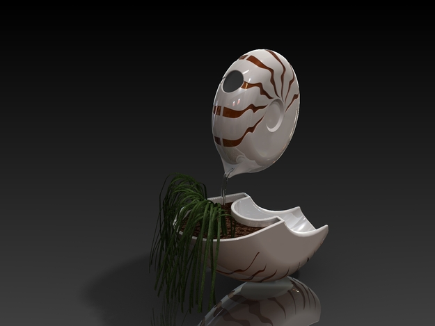 Nautilus Flower pot and jug