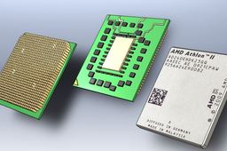 AMD Athlon II Microprocessor's Substrate & Microprocessor Lid Replica
