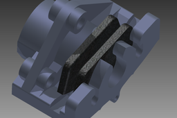 Mordaza de moto, Brake caliper