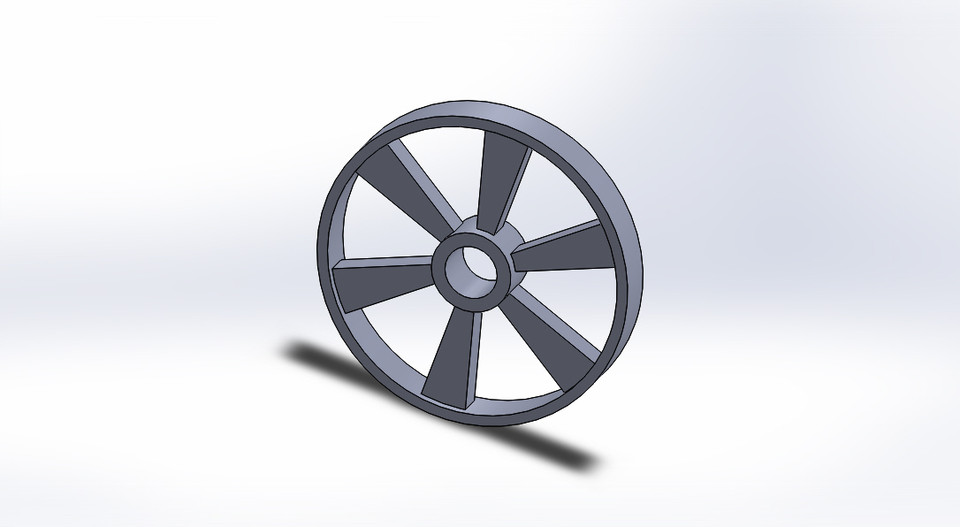 flywheel 3D CAD Model Library GrabCAD
