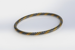 Simple Cable Bracelet 