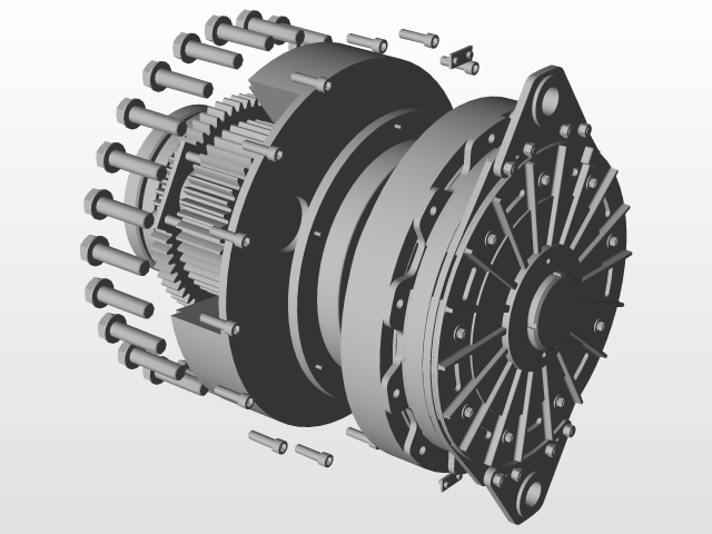 Actuating System for a Mechanical Press