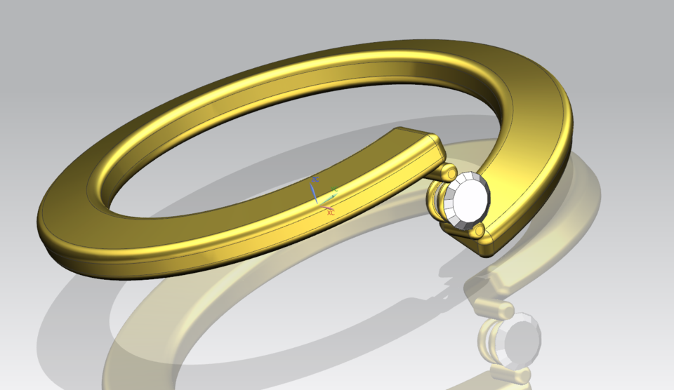 finger ring 3D CAD Model Library GrabCAD