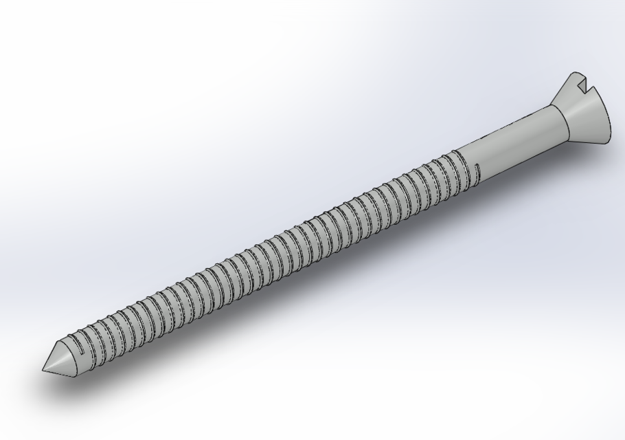 Triangular Threaded Bolt Free CAD Designs, Files & 3D Models | The GrabCAD Community Library