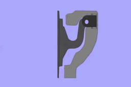 Scissor doors hinge