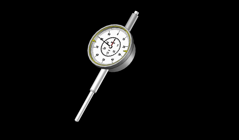 Micrometre 3D CAD Model Library GrabCAD