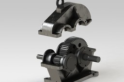 protec 7-116 - redutor de velocidade 2 eixos / gearbox 2-axis