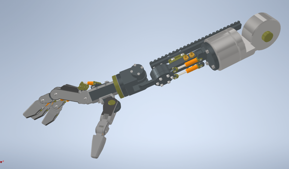 Update hand 3D CAD Model Library GrabCAD