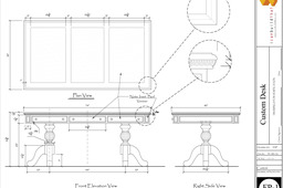 Traditional Desk - reversed engineered from image.