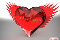 Heart with wings