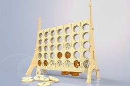Wooden Connect 4