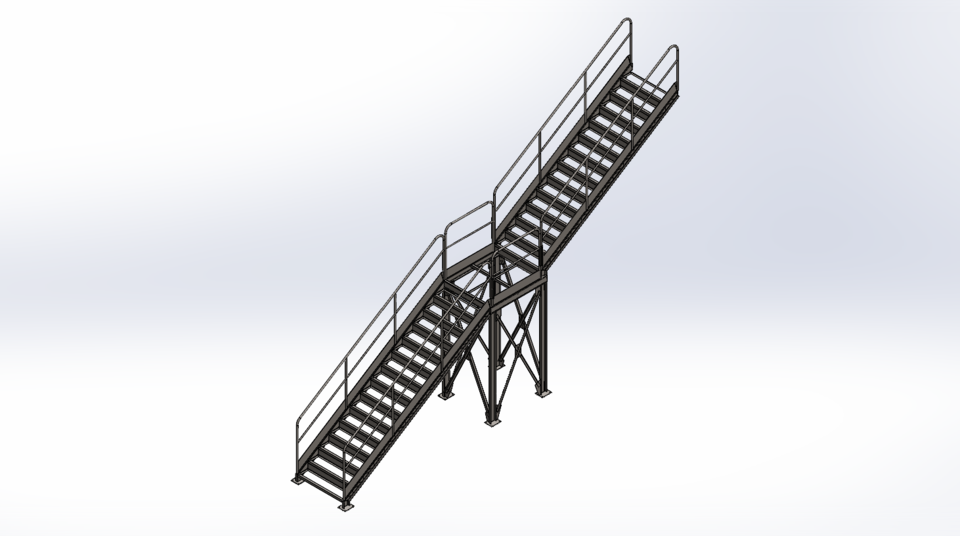 Metallic Stair