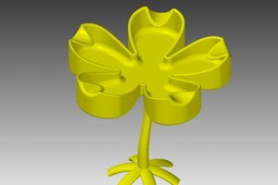 a flower ashtray