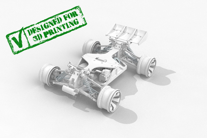 OpenRC, 1:10 3D Printable RC Truggy