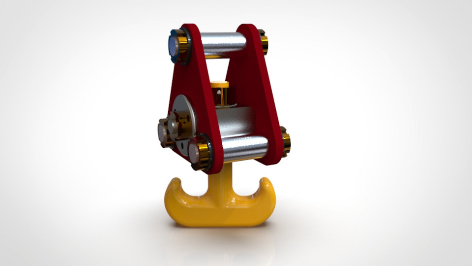Solidworks Tutorial #136 Design of Crane Hook ( Assembly) in Solidworks by Solidworks Easy Design