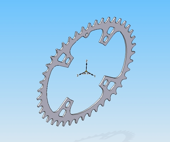 Oval chainring