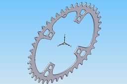 Oval chainring